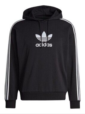 NWOTS Adidas X Parley Original Trefoil 3 Striped Pullover Hoodie Size M